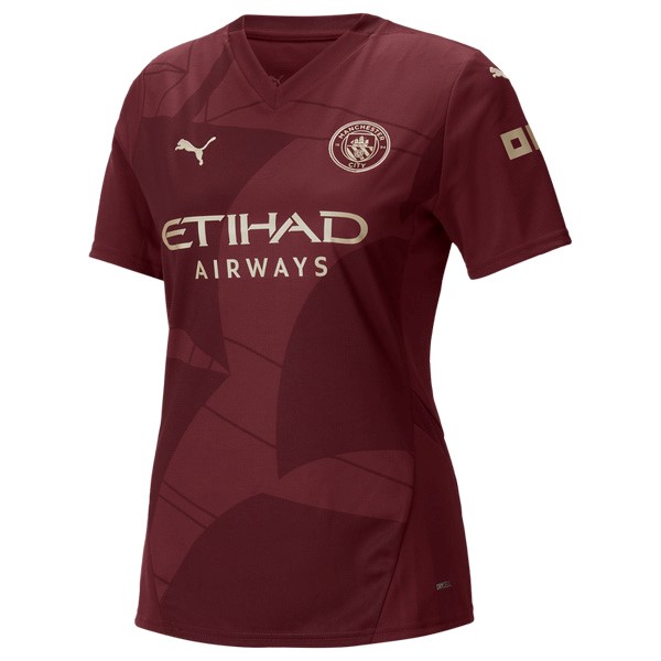 Camiseta Manchester City Replica Tercera Ropa Mujer 2024/25